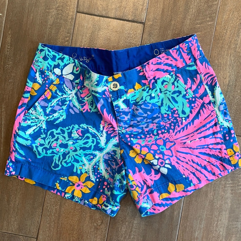 Lilly Pulitzer 5” Callahan Shorts Size 0.